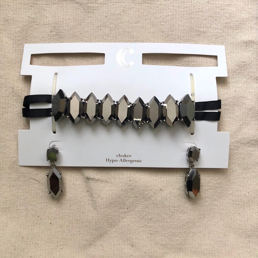 Choker & Earring Set